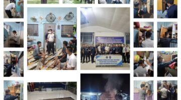 Konsisten Jaga Lapas Bersih dari HP dan Narkoba, Lapas Binjai Gelar Penggeledahan Mendadak Malam Hari