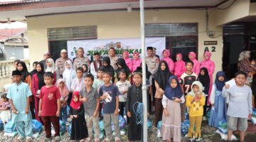 Jumat Berkah, Sentuhan Kasih Kapolres Aceh Tenggara Hangatkan Hati Anak Yatim Piatu