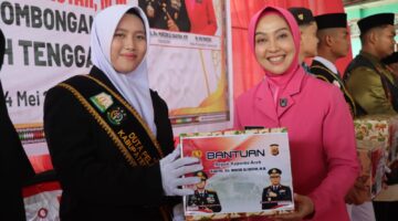 Kapolda Aceh Salurkan Bantuan Korban Banjir dan Santuni Santri Berprestasi di Aceh Tenggara