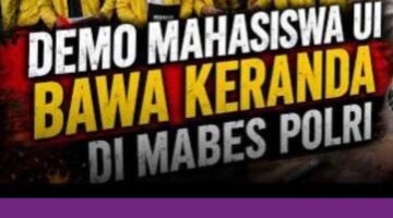 Demo BEM UI di Hari Hut Bhayangkara Menuai Sorotan Publik